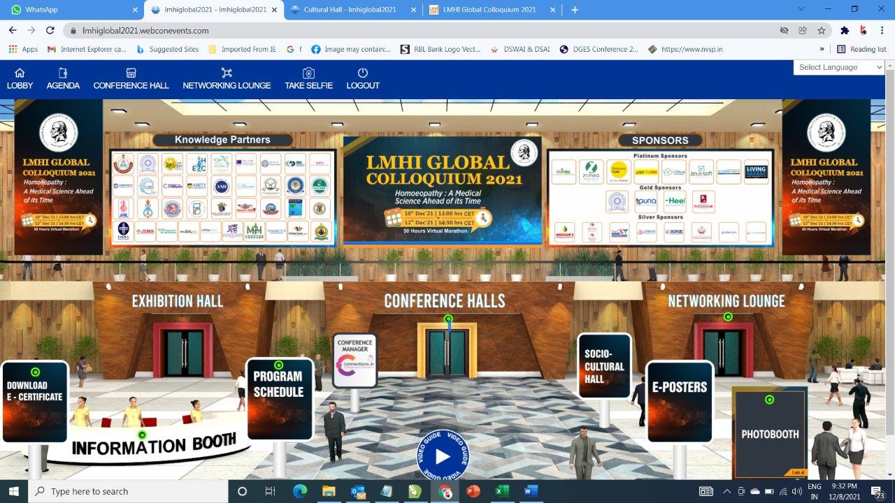 LMHI 2021  :  Virtual Conference Lobby
