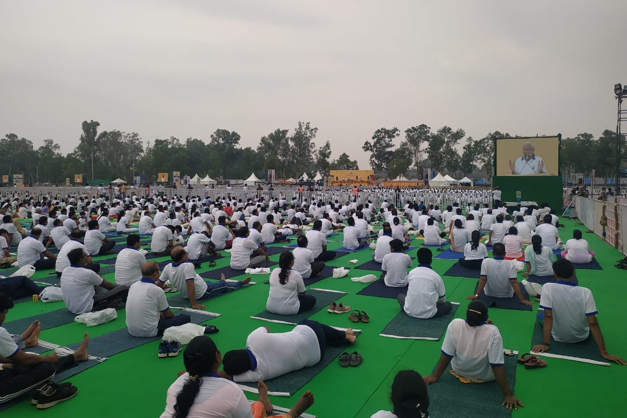 IDY 2019 : Yoga with Hon'ble PM of India